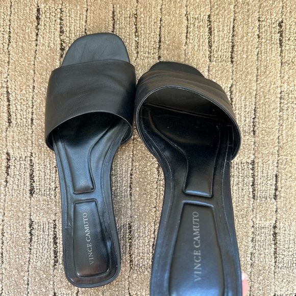 Leather Slide Sandals - Vince Camuto - Picture 3 of 6